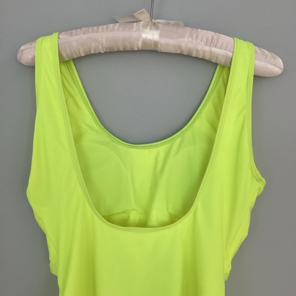 Neon Cut Out One Piece Swimsuit Size Medium - Picture 3 of 14